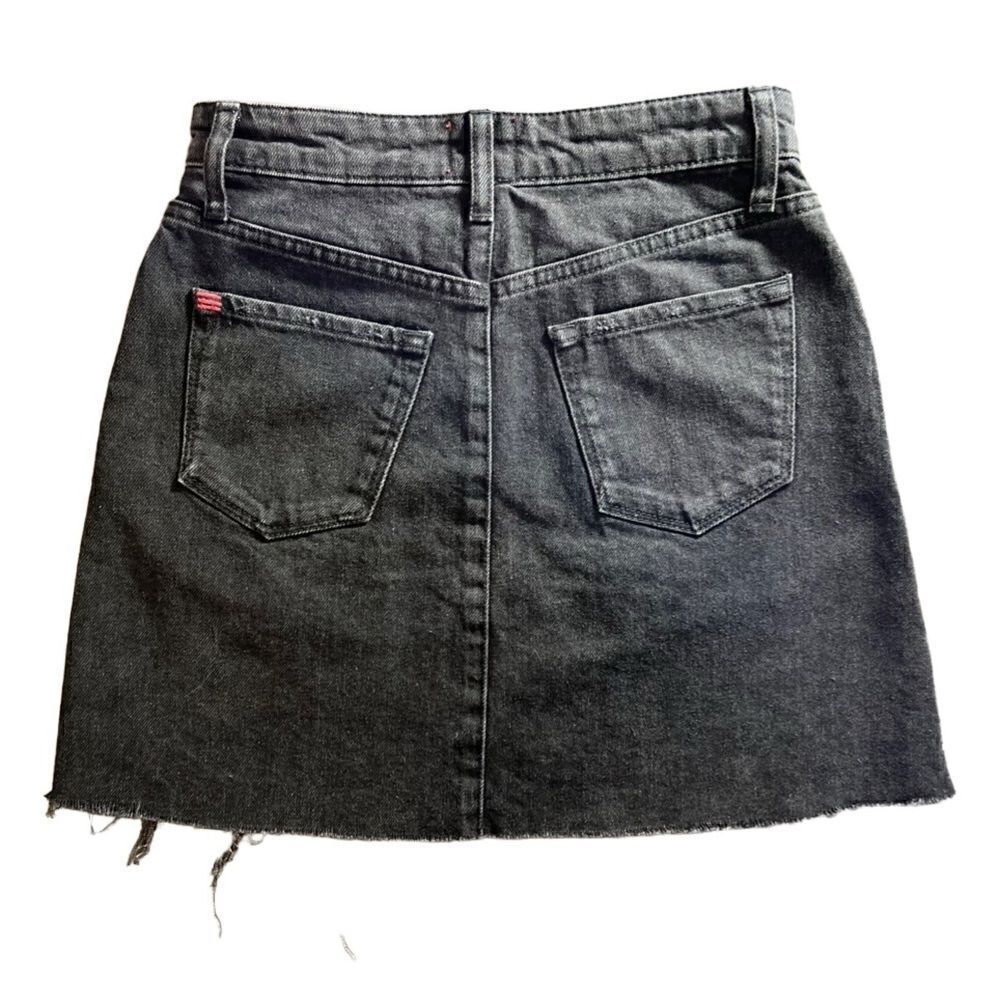 BDG Urban outfitters denim jean mini skirt distressed black size XS - Picture 2 of 10